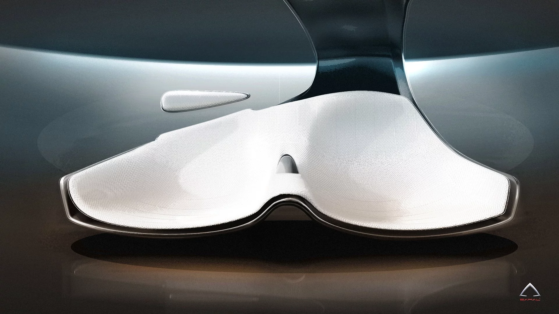 The benches look like they melted in place