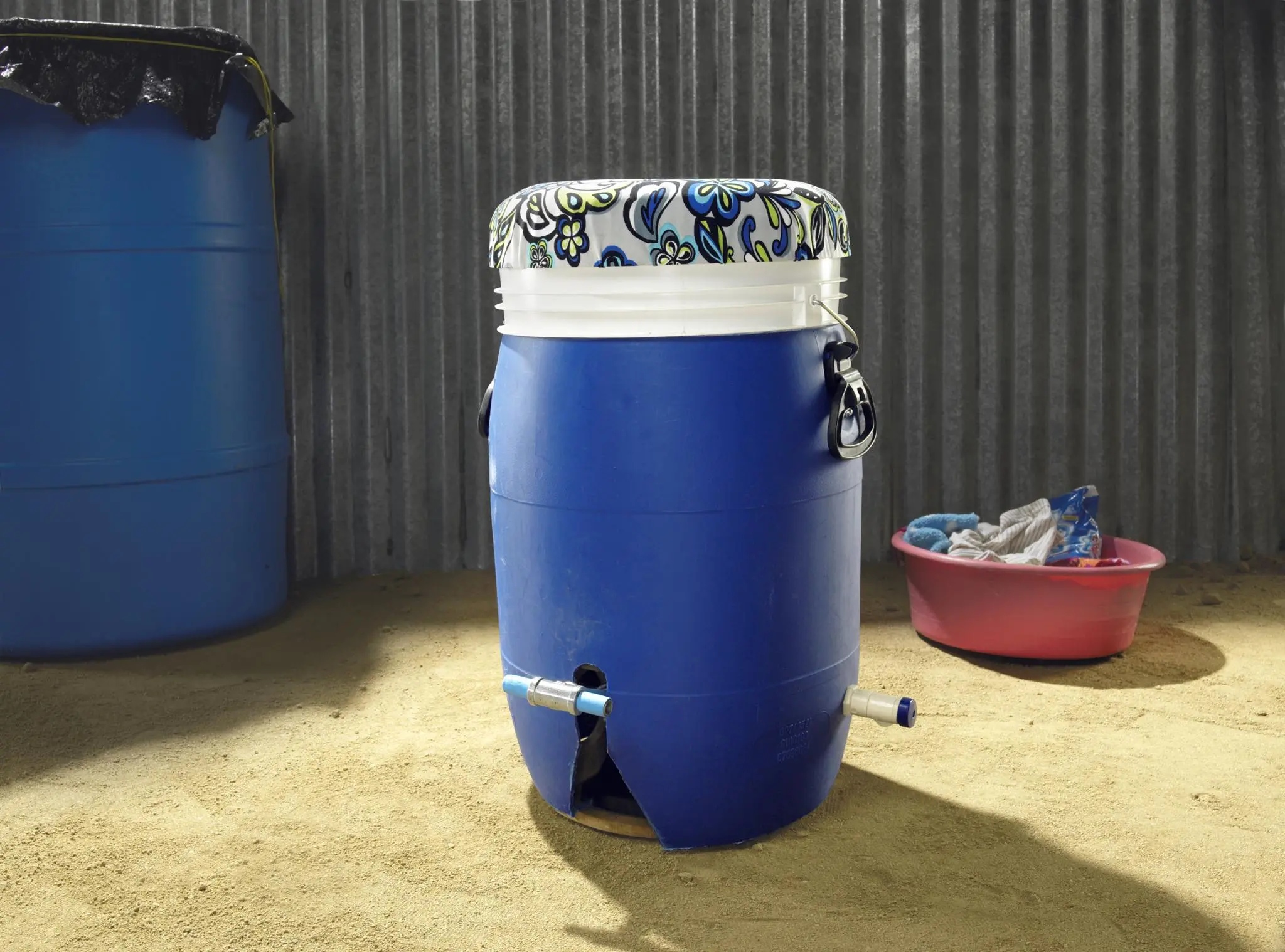 GinaDora human-powered washer and spin dryer