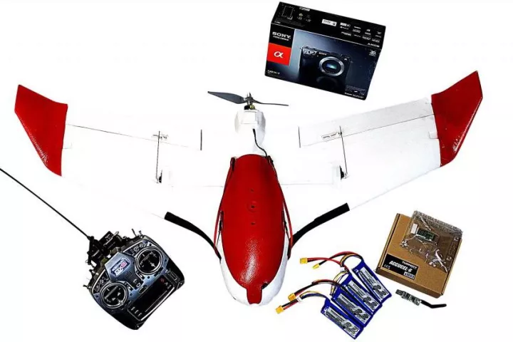 The complete Aeromapper X5 package