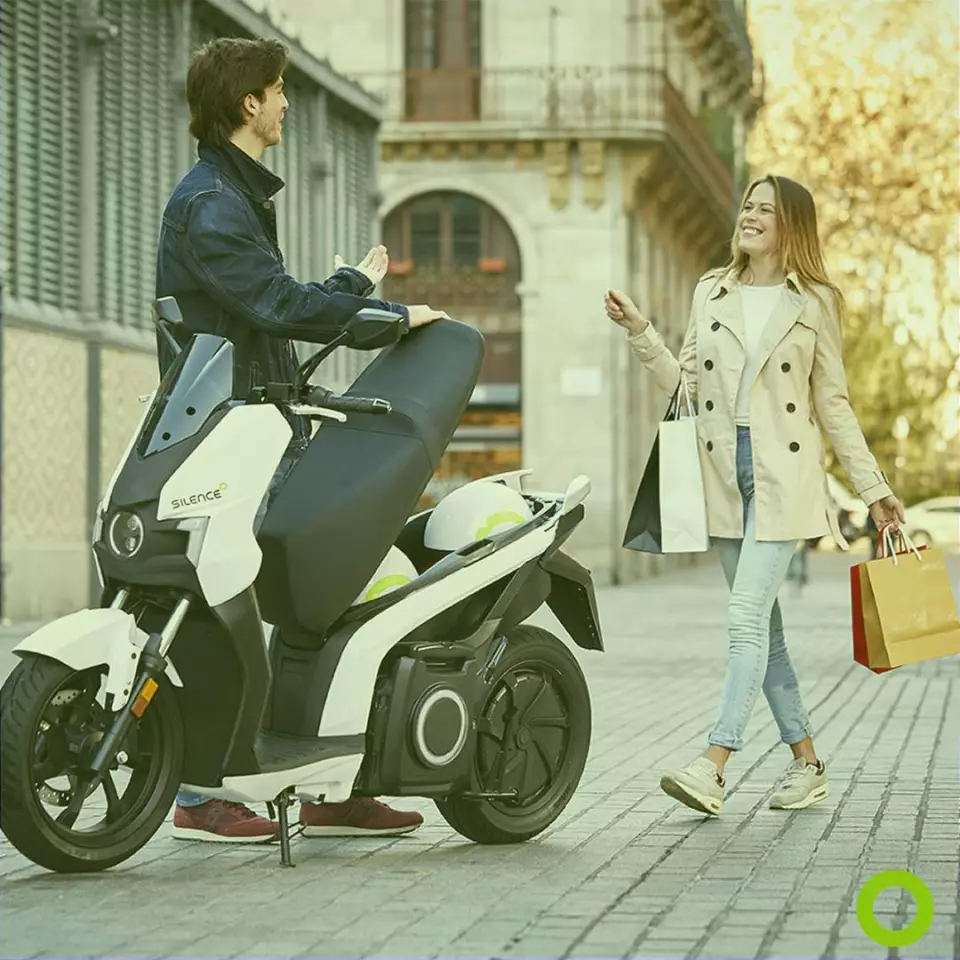 The S01's under seat storage is big enough for two helmets