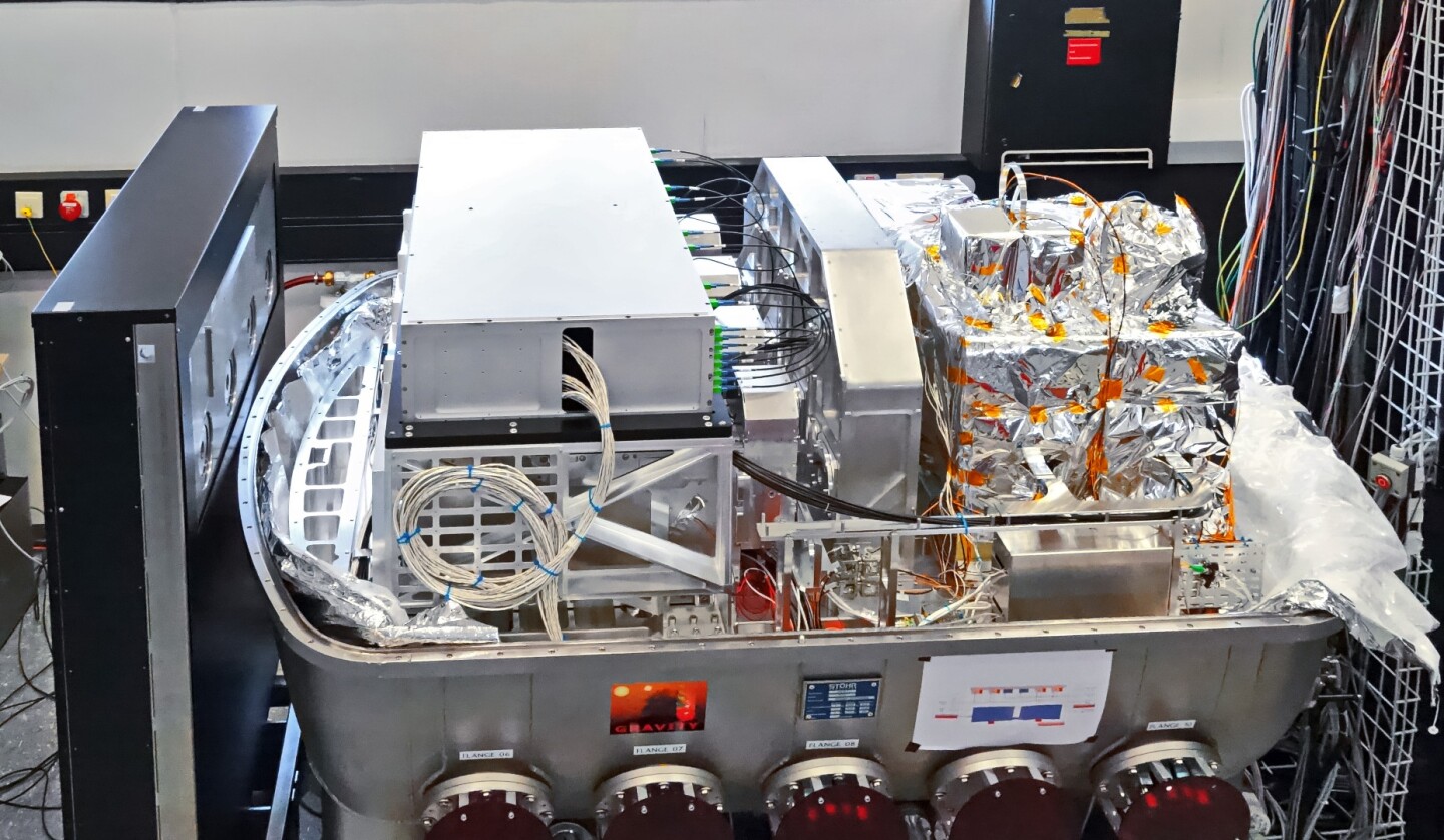 Image of the GRAVITY instrument located at the Paranal Observatory, Chile