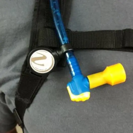 LapelEau keeps your hydration tube in place