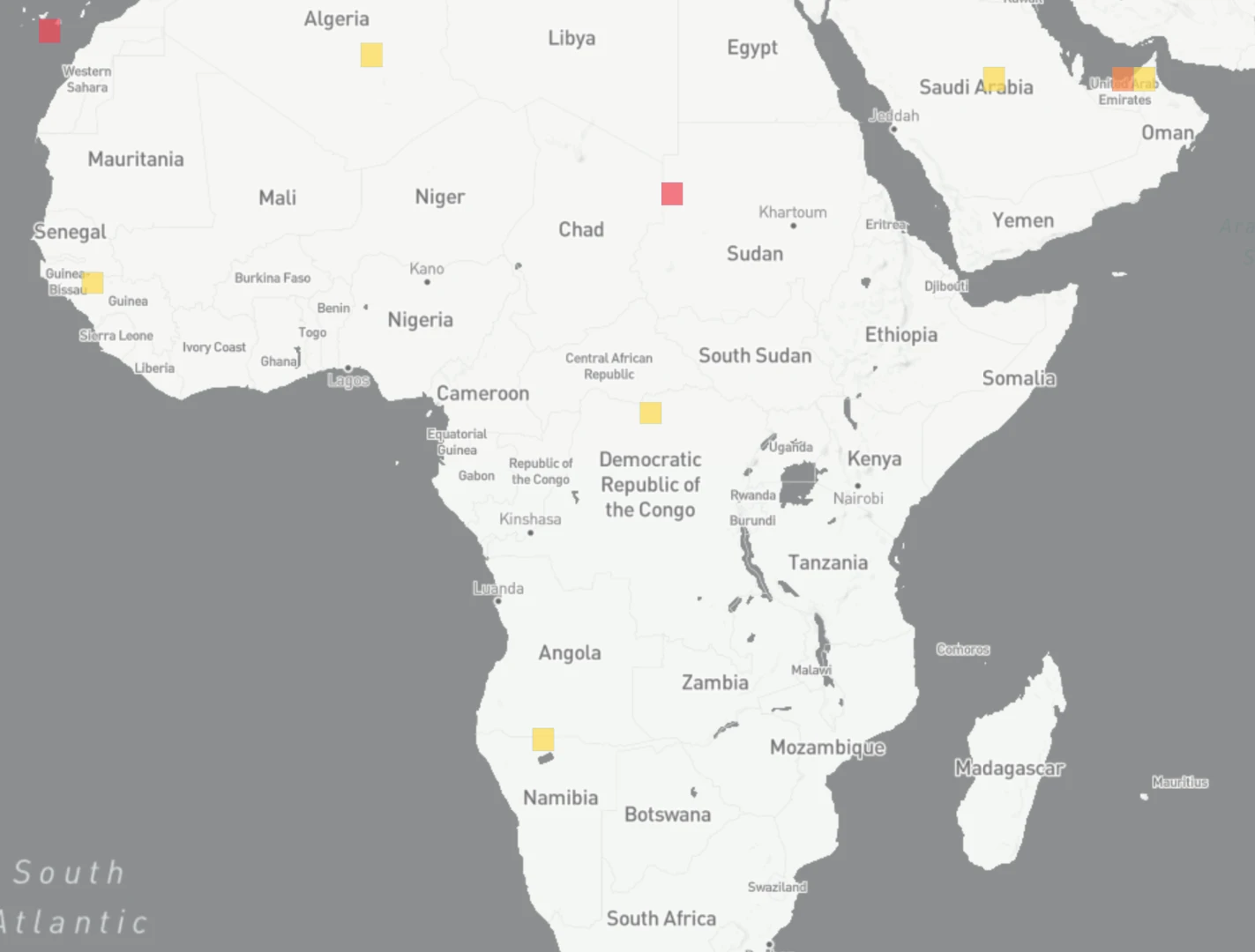 Africa is short of Airthings sensors for the moment