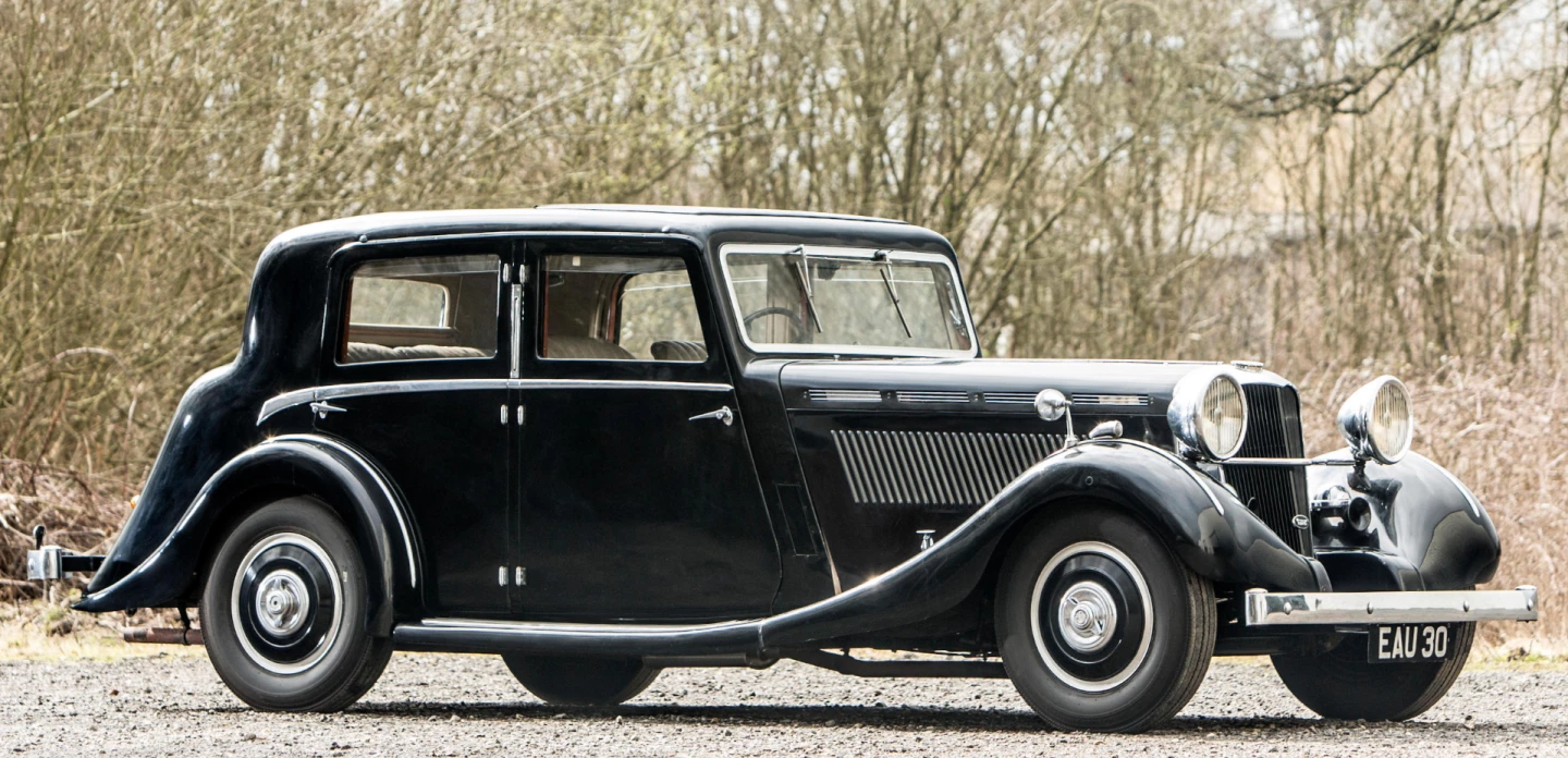 This 1937 Brough Superior 3½-Litre Saloon fetched just £32,200($42,556)