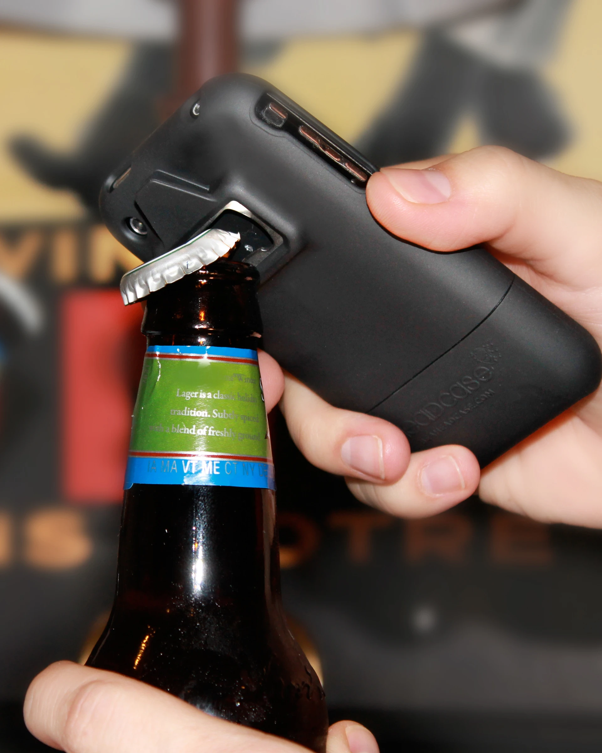 Be HeadCase is a bottle opener-equipped iPhone case, that comes with an app that keeps count of how many bottles you've opened