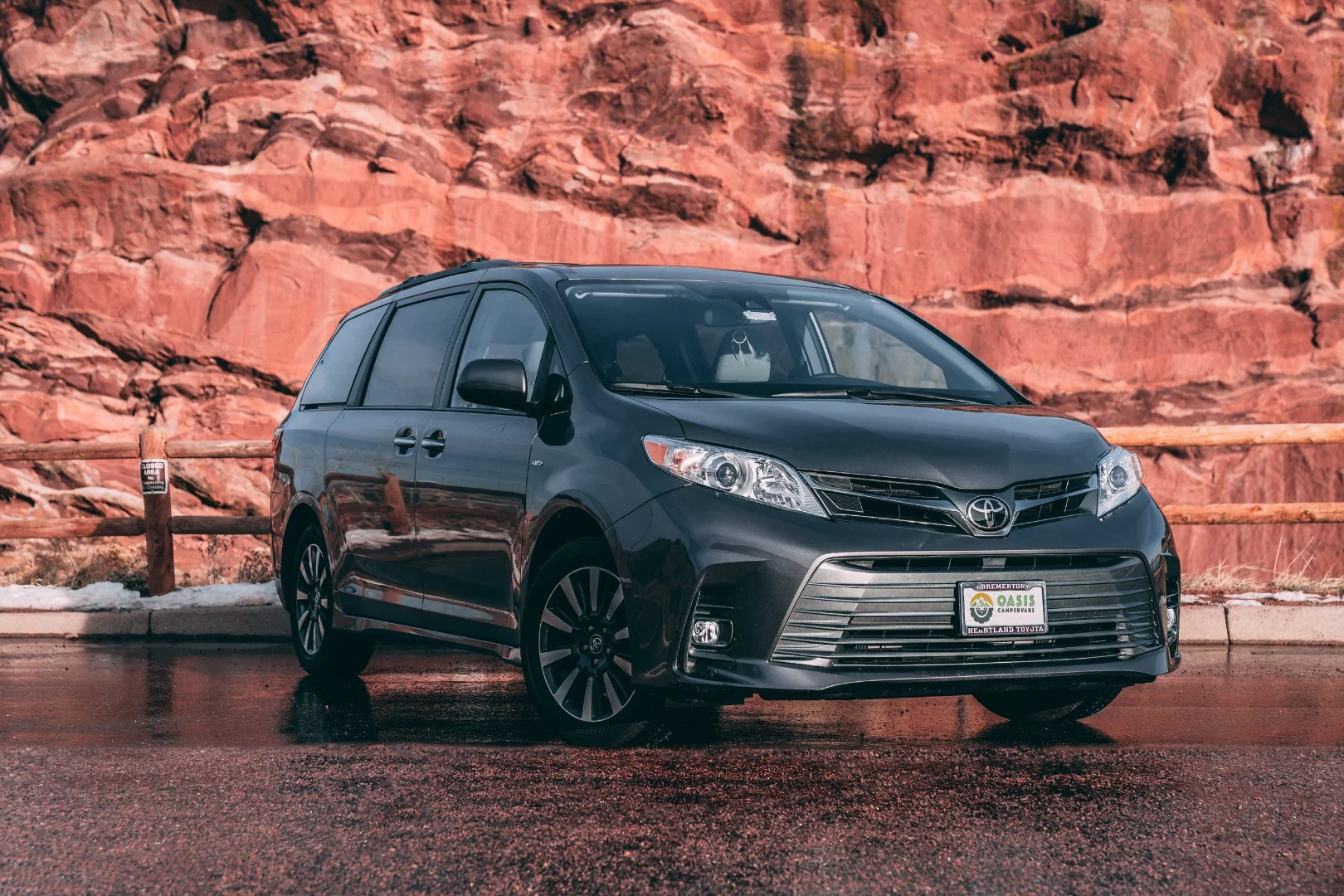 The Toyota Sienna offers a different look for a camper van