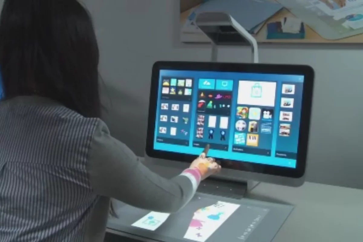 HP's new all-in-one Sprout PC