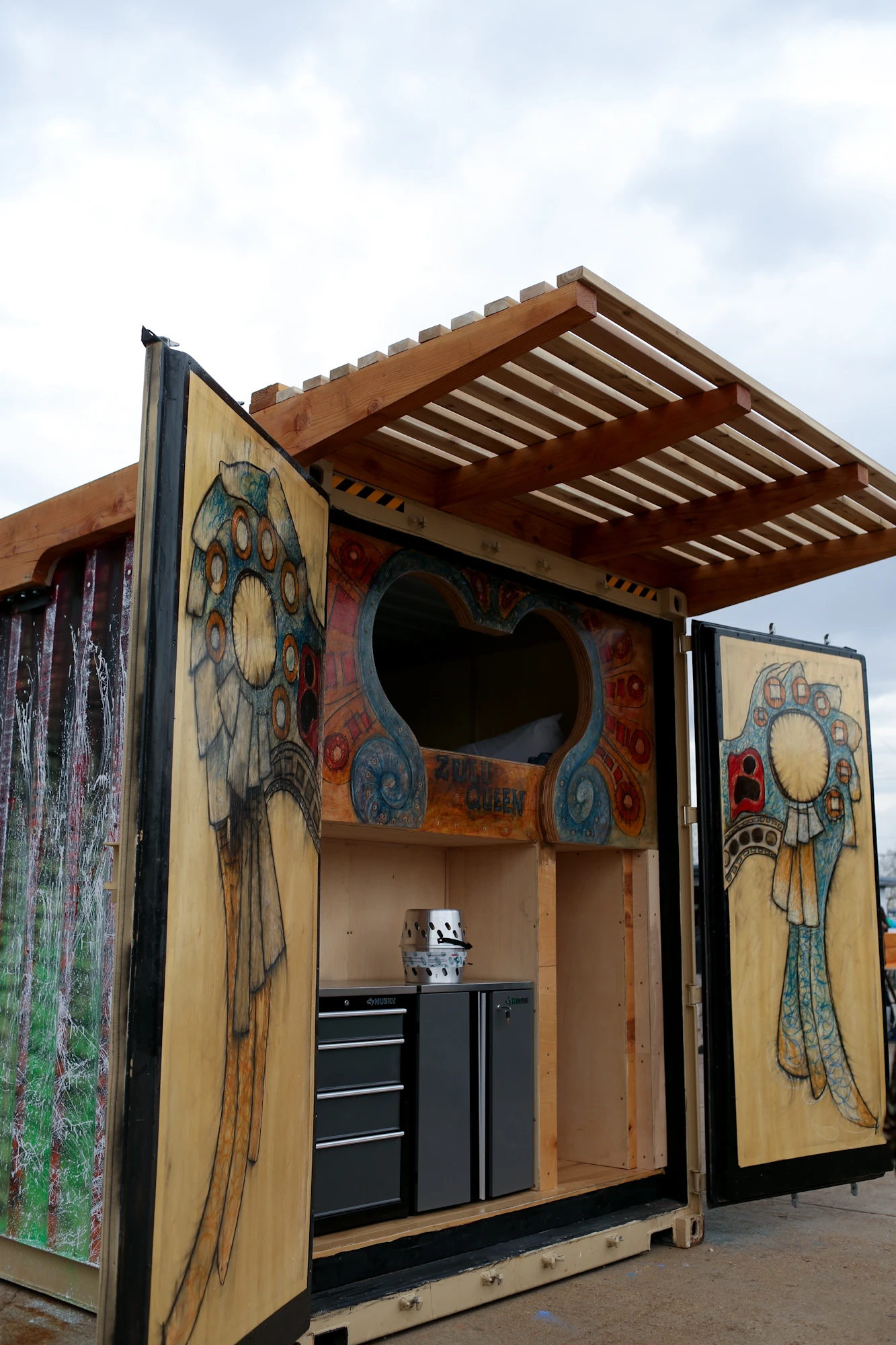 The home is built from one shipping container and comprises 15 sq m (160 sq ft) of floorspace (Photo: Rhino Cubed)