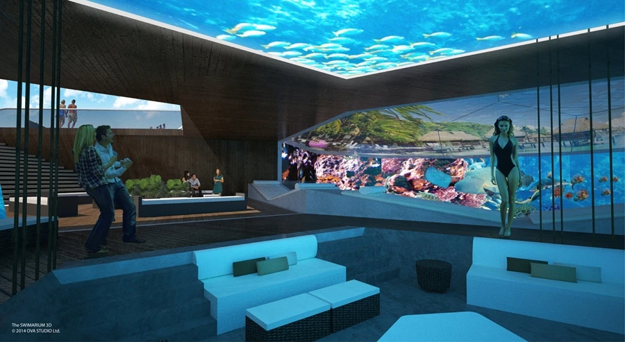 OVA suggests that other environments such as space could be shown on the LED screens