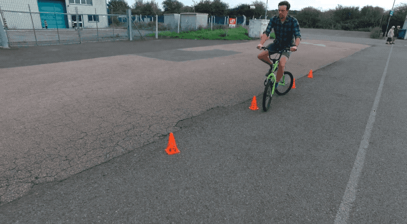 The bike's drunker than you are, Barry