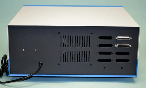 The rear of the Altair 8800 Clone showing the serial ports