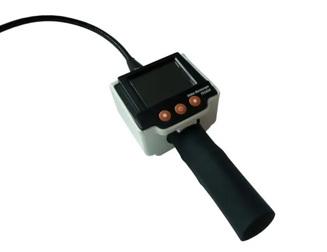 The SSV-100's built-in video monitor