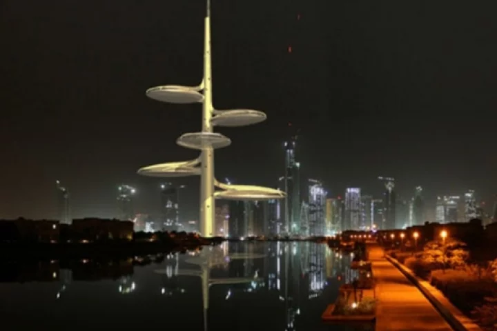 The seawater vertical farm would make another stunning addition to the Dubai skylinePic credit: Studiomobile via designboom