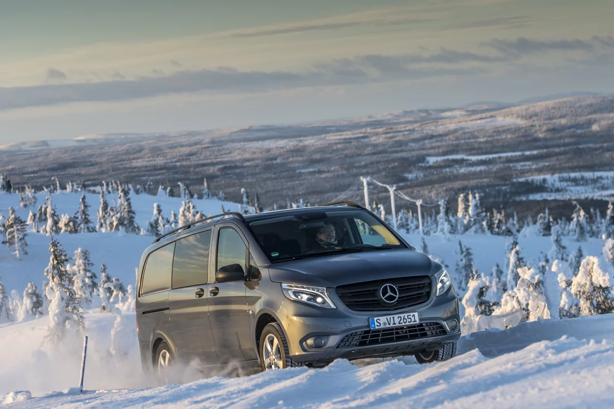 The new Mercedes Vito 4x4 is now available