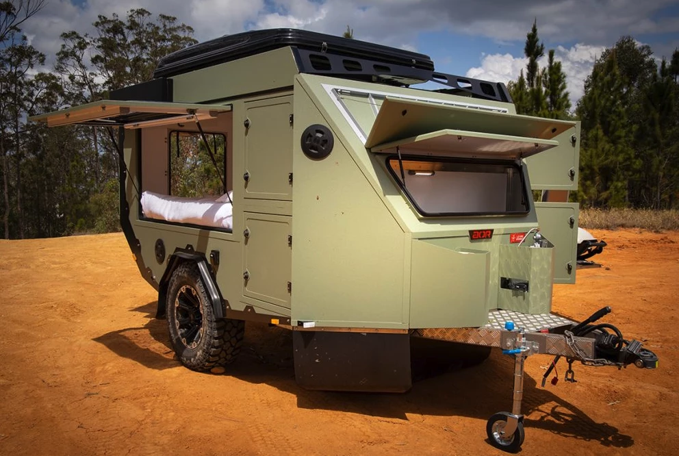 The nosecone offers plenty of storage space