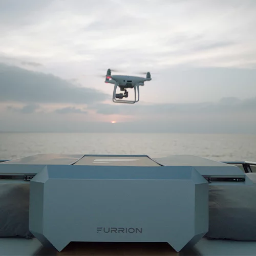 The Adonis includes an Angel-controlled security/photo drone