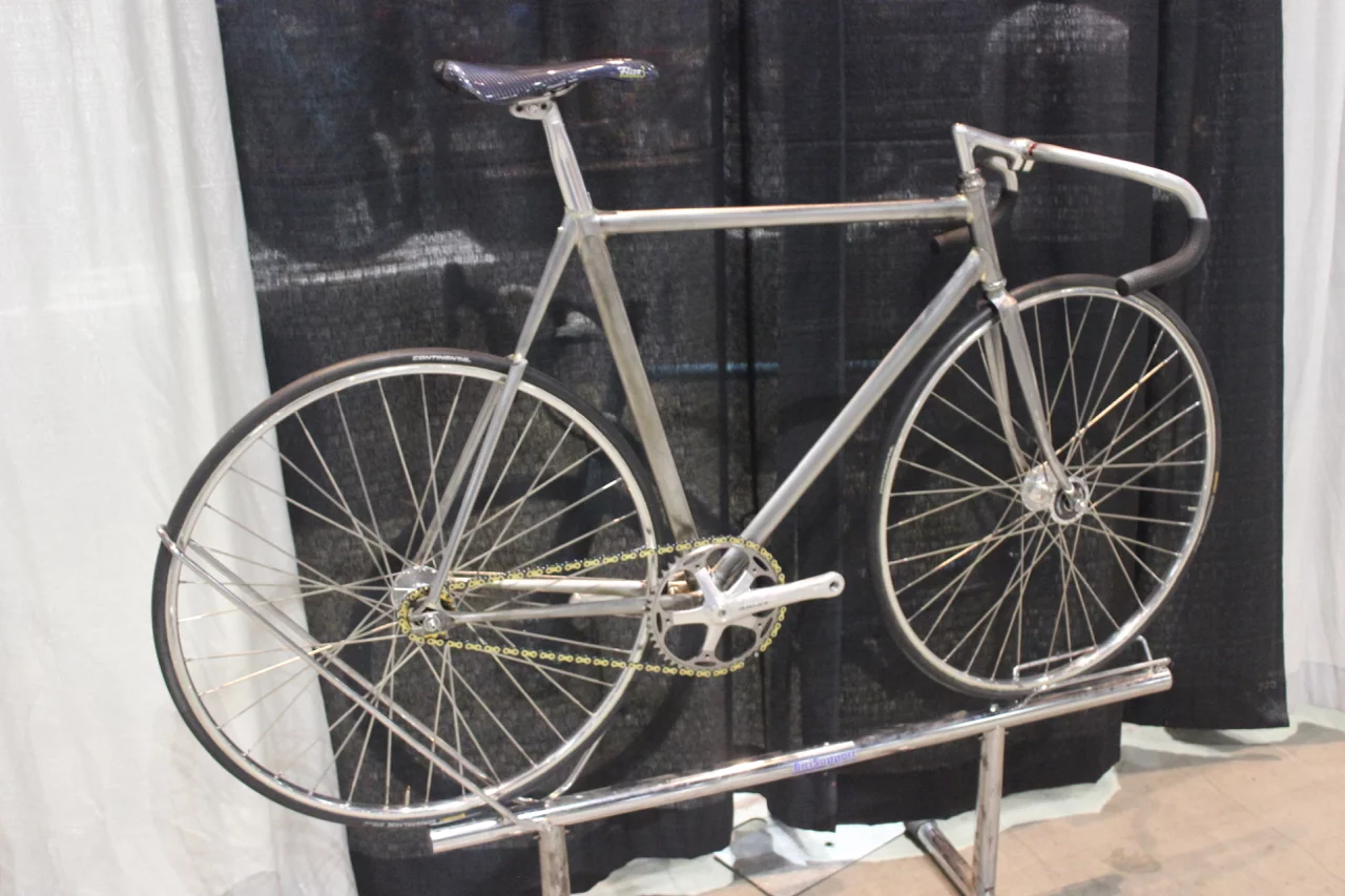 A classic track bike, by Bishop Bikes