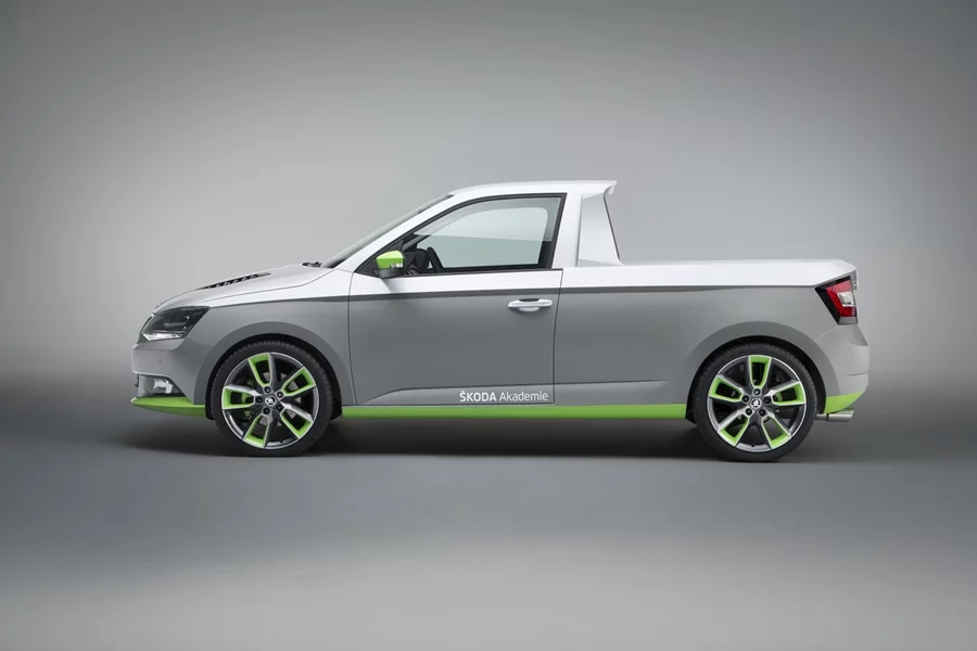 The Skoda Funstar concept has a seven-speed dual-clutch gearbox and sits on 18-in Gemini alloys from the Octavia RS