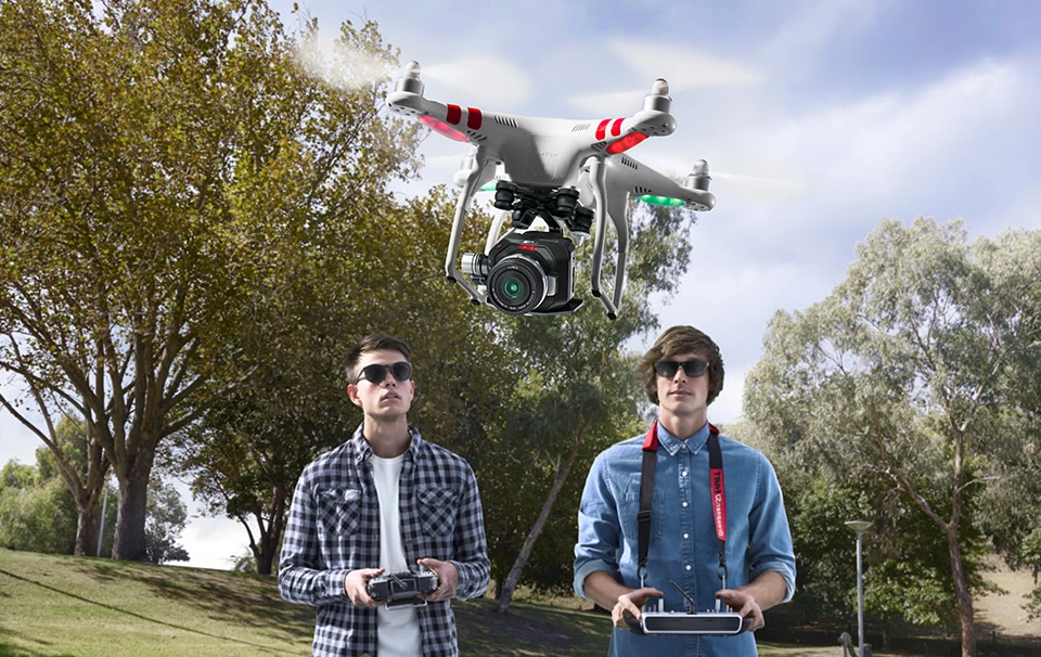 Blackmagic Micro Cinema Camera - design your own setup to allow multi-controller aerial videography