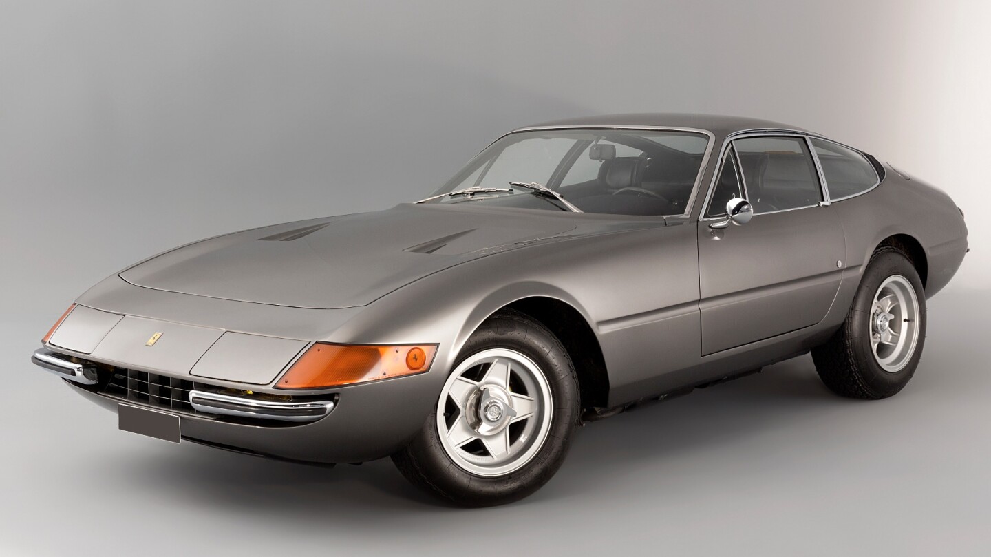 This 1972 Ferrari 365 GTB/4 Daytona has an estimated price of $817,500 to $981,000