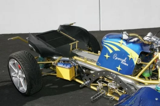 Without the rear bodywork