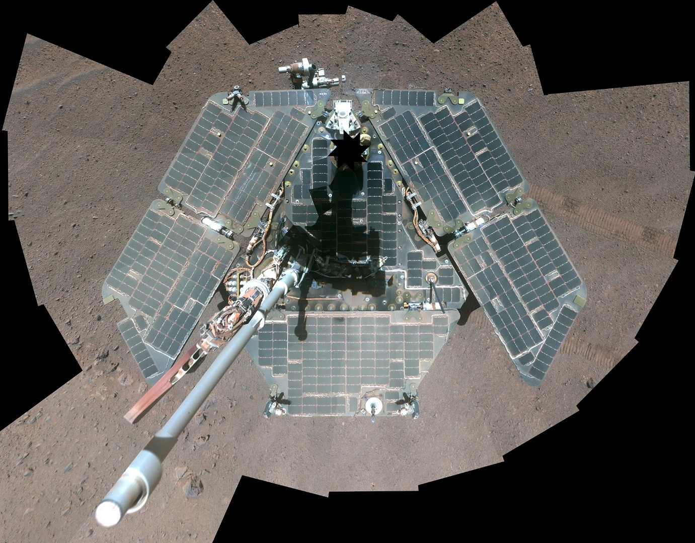 Opportunity self-portrait