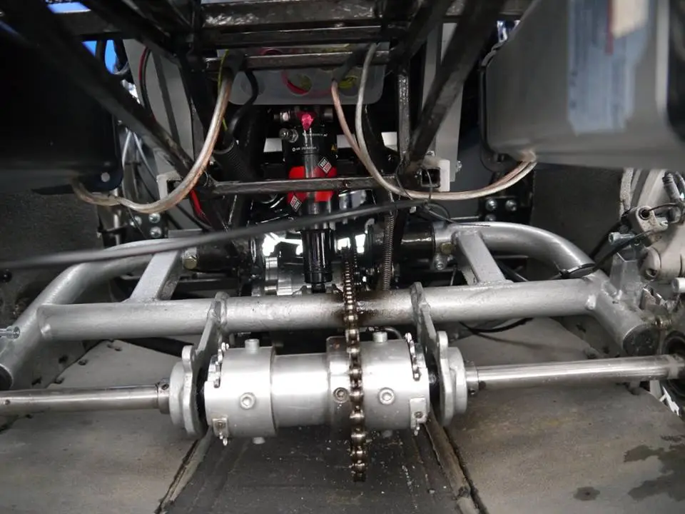 The PodRide's drivetrain
