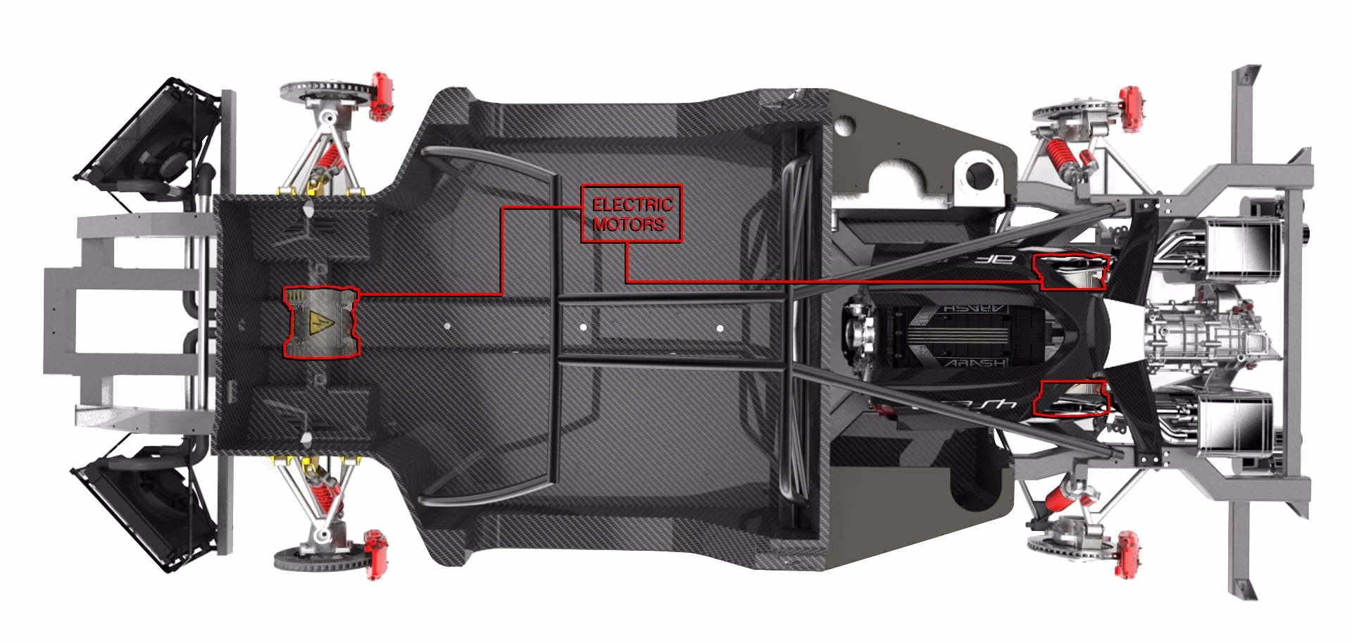 Electric motor layout