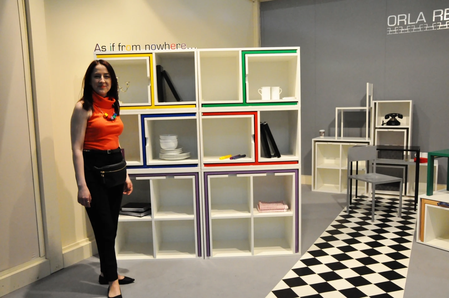 OrlaReynolds presented her unique and playful “As If From Nowhere”collection
