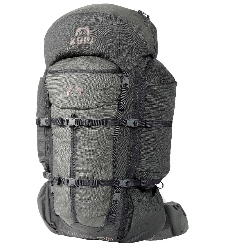 The Kuiu Icon Pro has a total volume of 7200 cubic inches (118 liters)