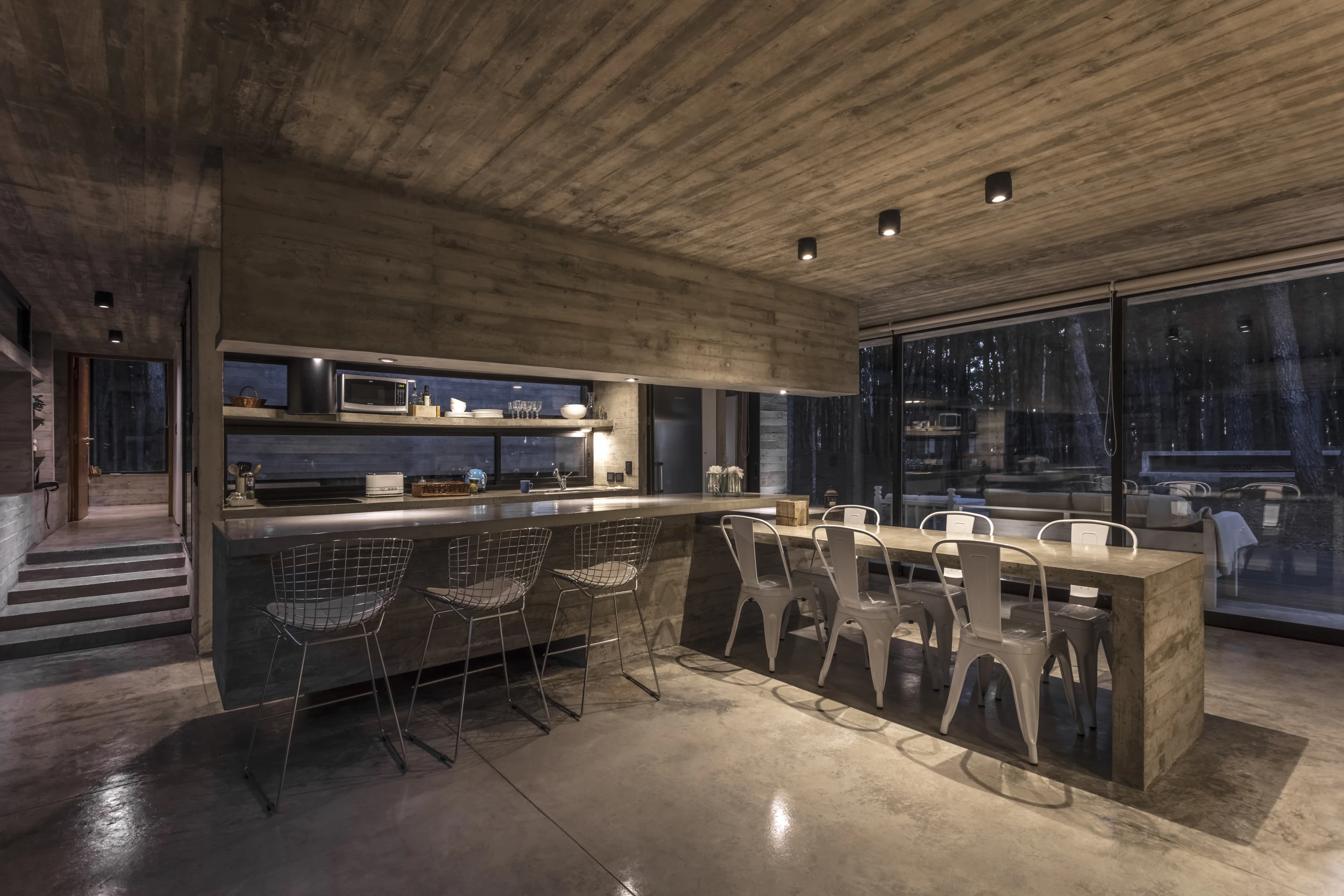 Exposed concrete mightn’t be the most sophisticated material you could choose to make a house, but we are continuing to see how when arranged in the right way it can make for a spectacular place to call homecompleted
