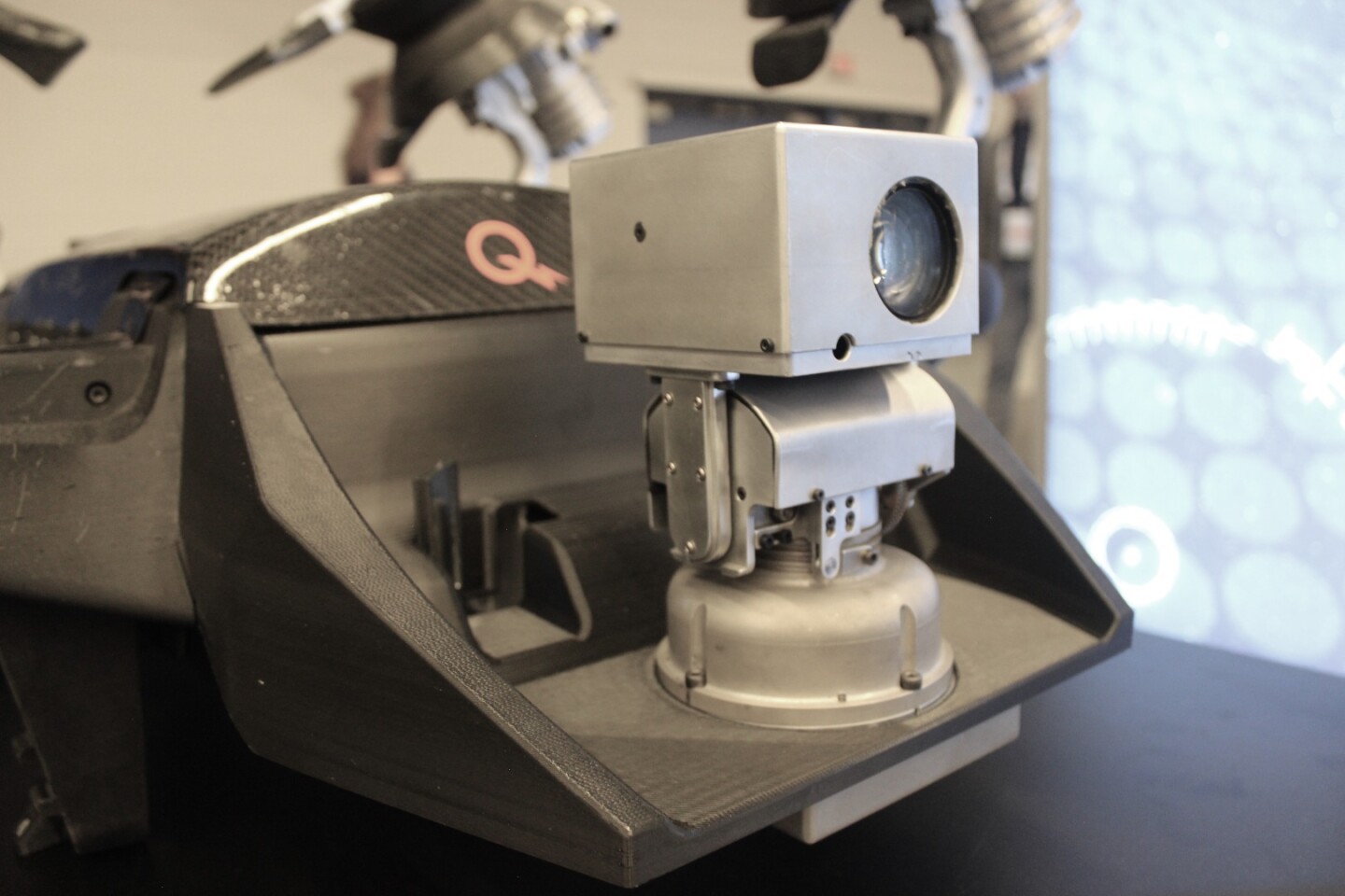 The LineRanger transmits real-time video from an HD camera