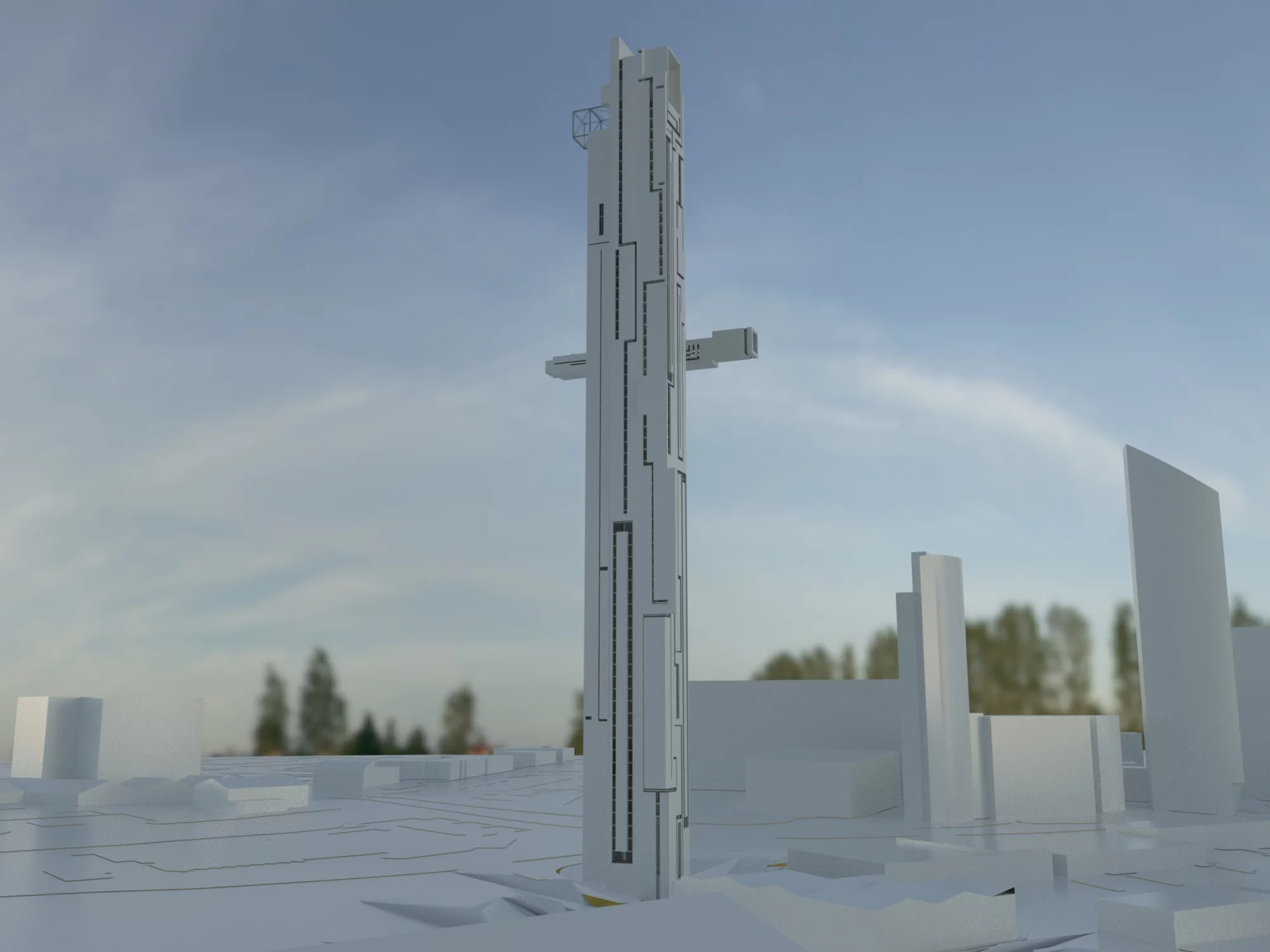 The architect claims the form has been arrived at with a "rational inevitability"