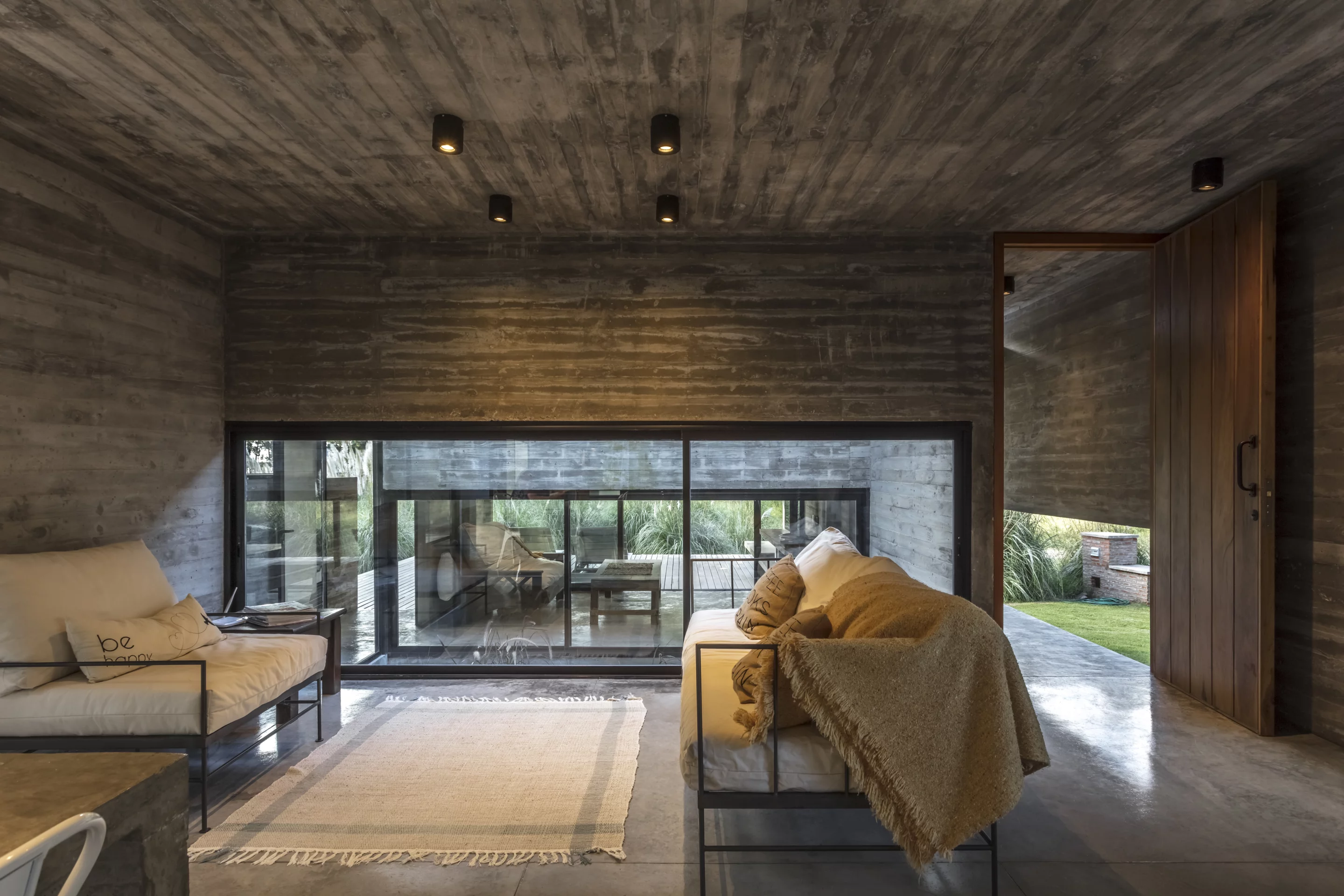 Exposed concrete mightn’t be the most sophisticated material you could choose to make a house, but we are continuing to see how when arranged in the right way it can make for a spectacular place to call homecompleted