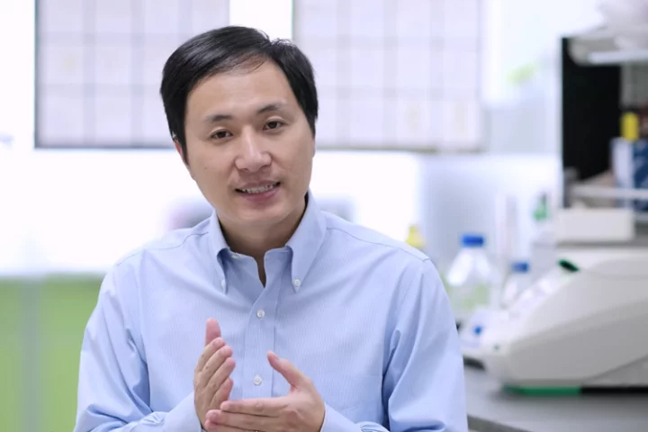 He Jiankui (pictured) was sentenced to three years jail and fined three million yuan