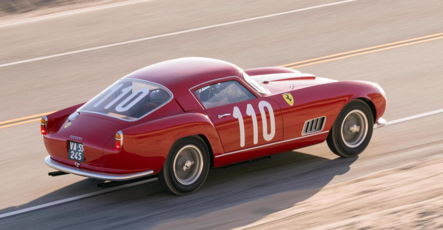 There is no published estimate for this 1958 Ferrari 250 GT 'Tour De France'model but the model record stands at $13,200,000 (see the Top 100 most valuable cars of all time) and recent sales of the model include $7,862,554 in September, 2014, $7,273,054 in September, 2015 and $6,710,000 at Monterey in 2012. Official Auction Description: BonhamsLot 85