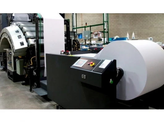 HP’s Inkjet Web Press at the open house event in LA