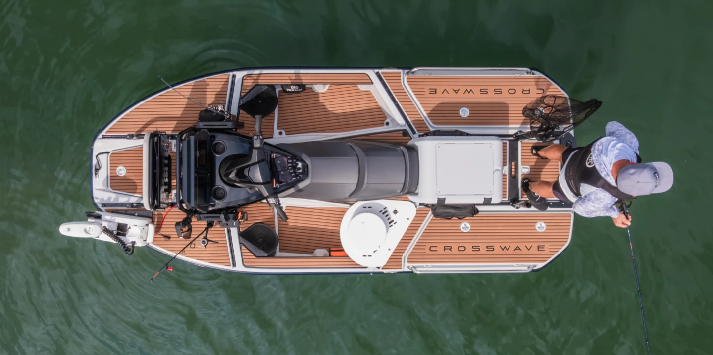 You won't find a deck like that on your average jet ski
