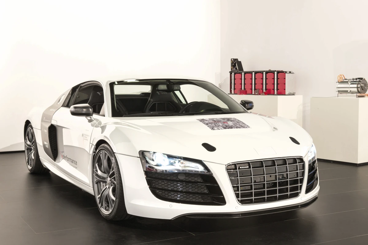 The all electric F12 represent the "e Sport" segment of the scalable electric vehicle technology platform resulting from the e performance research project