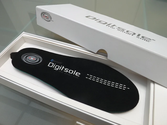 Digitsole is a pair of smart insoles, controlled via a smartphone app