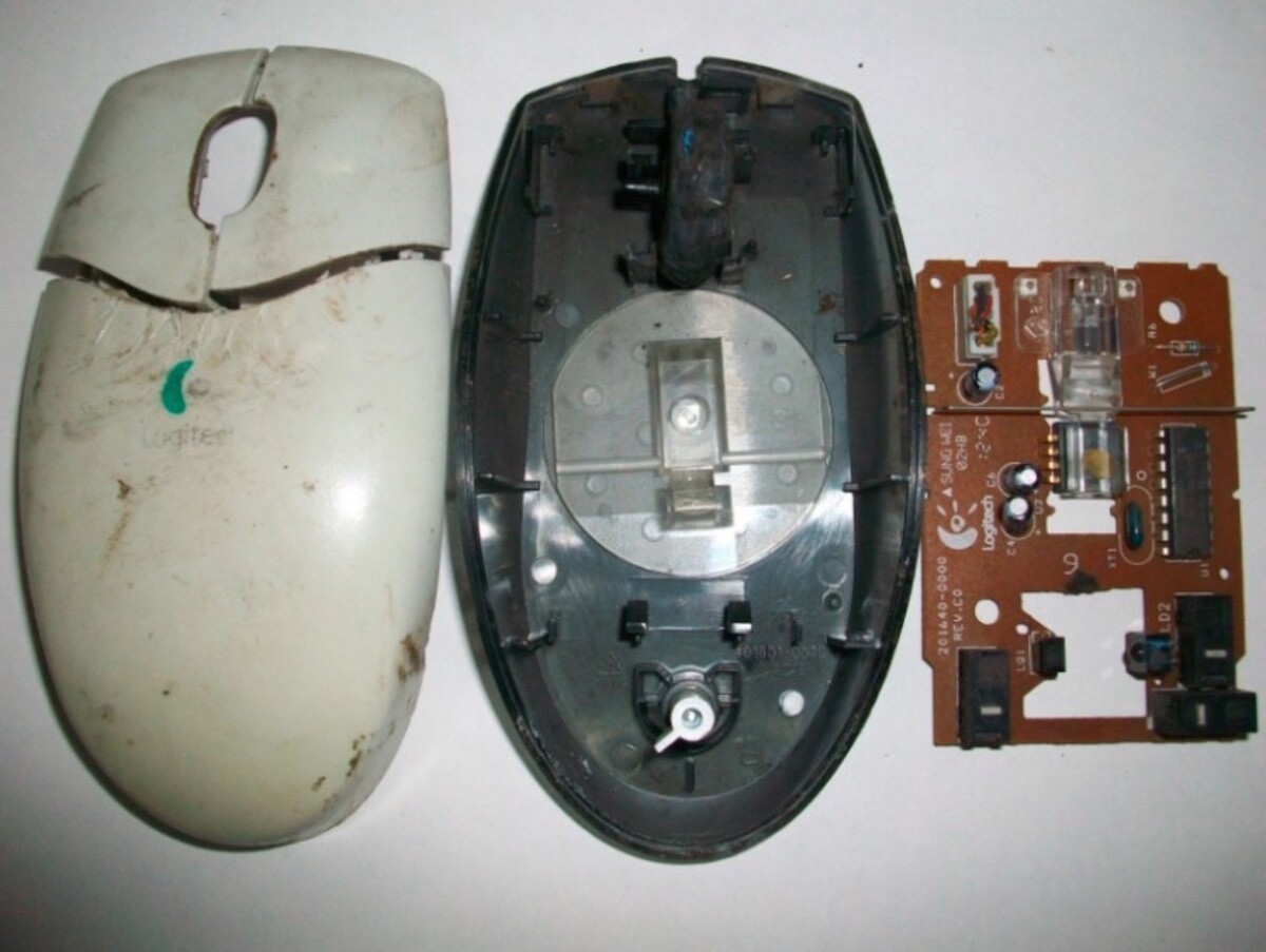 The team tested the cryo-mill on PCBs pulled from old computer mice
