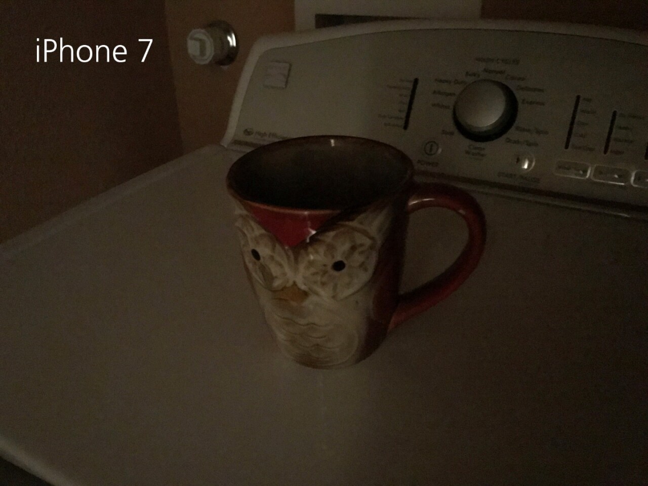 Poorly-lit shot, iPhone 7