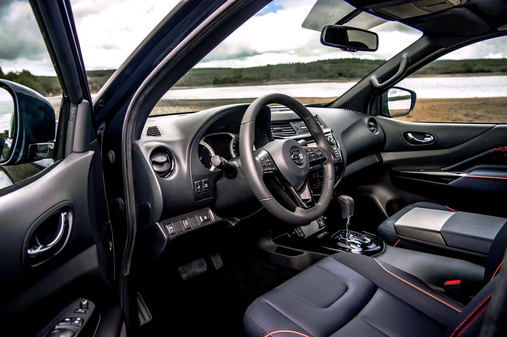 A peek at the driver's seat