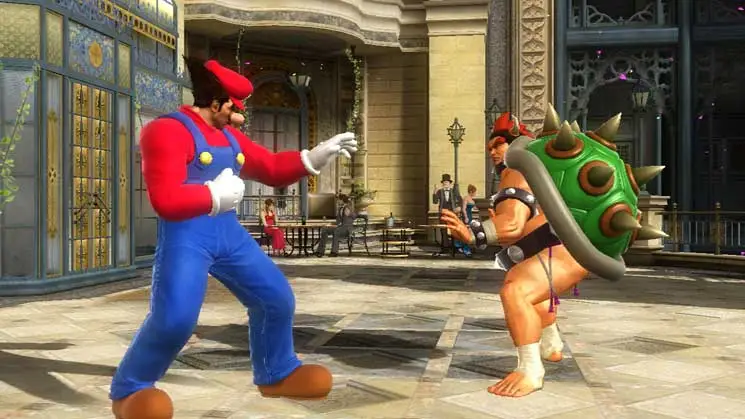 Several costumes will also be available to dress up the fighters as Mario, Princess Toadstool, Starfox, and other well-known Nintendo characters