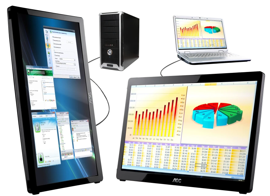 AOC's E1649FWU 15.6 inch USB display