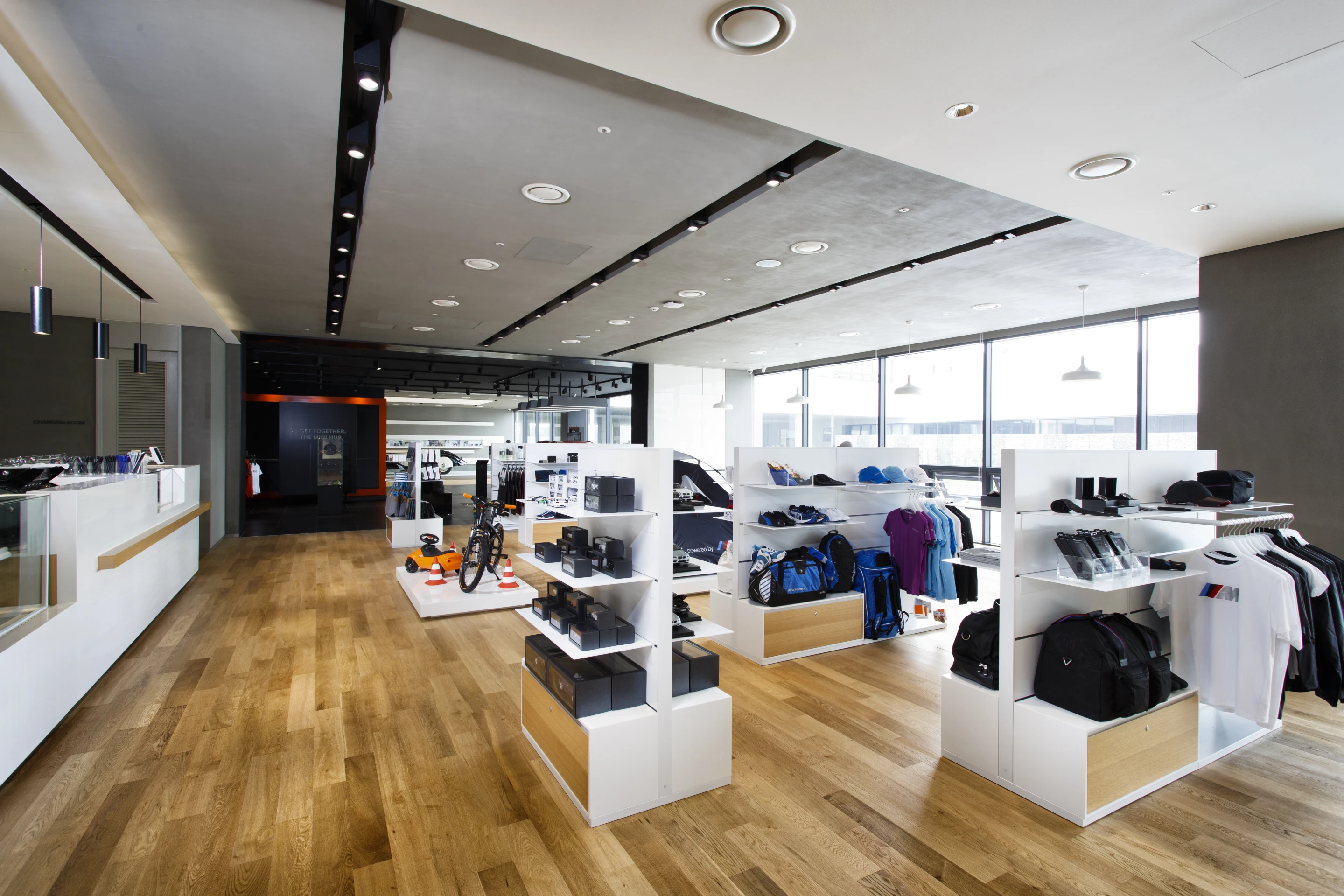 BMW Korea Driving Center Isetta bar and lifestyle showroom