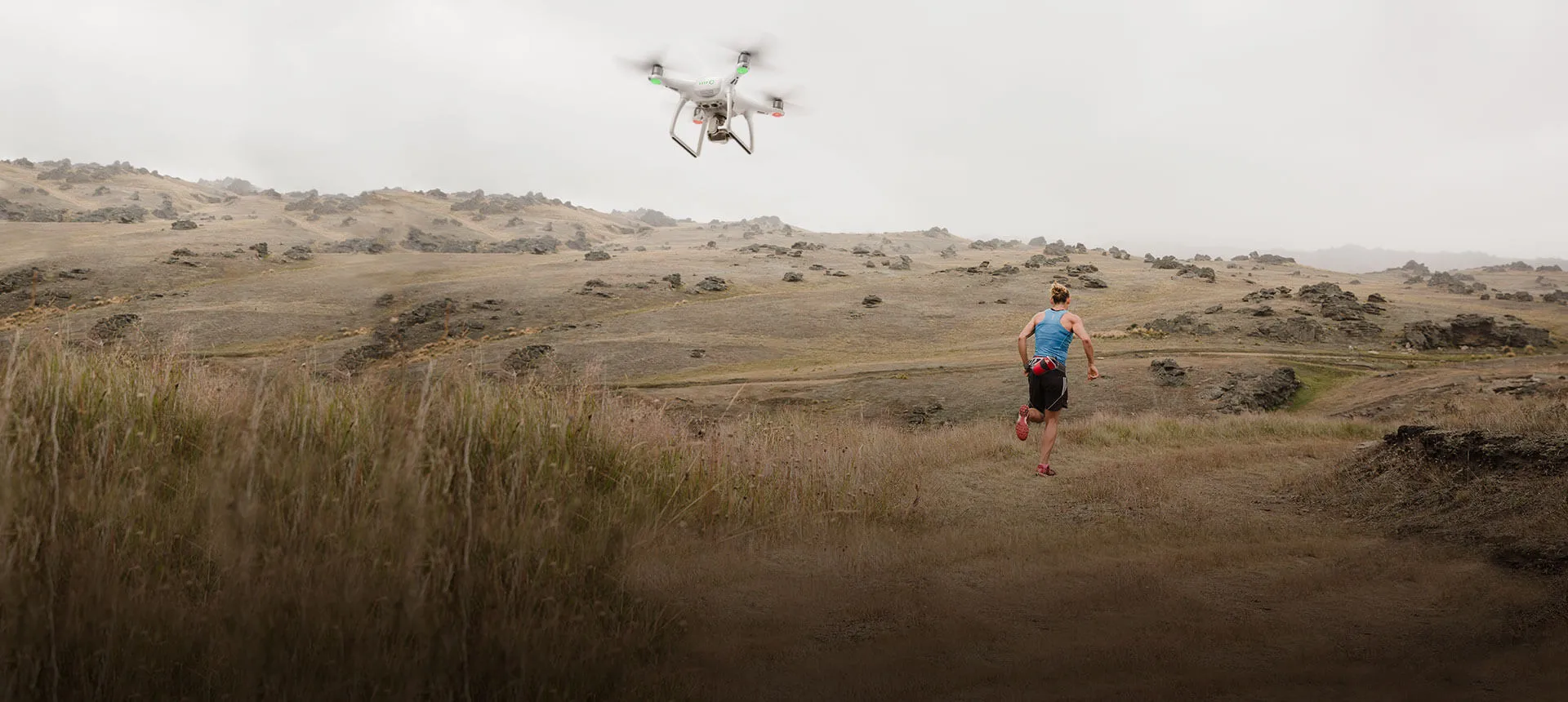 DJI Phantom 4: In Sport mode the Phantom 4 can hit 45 mph (72 km/h)