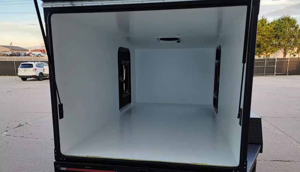 The interior of the Ultra-Base is a wide-open space for buyers to build up or use as is