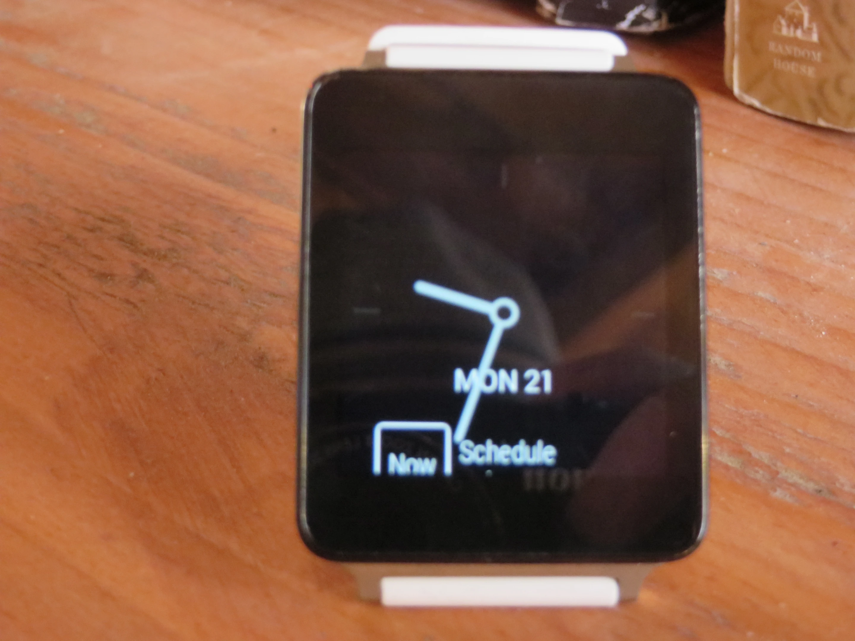 The G Watch at rest