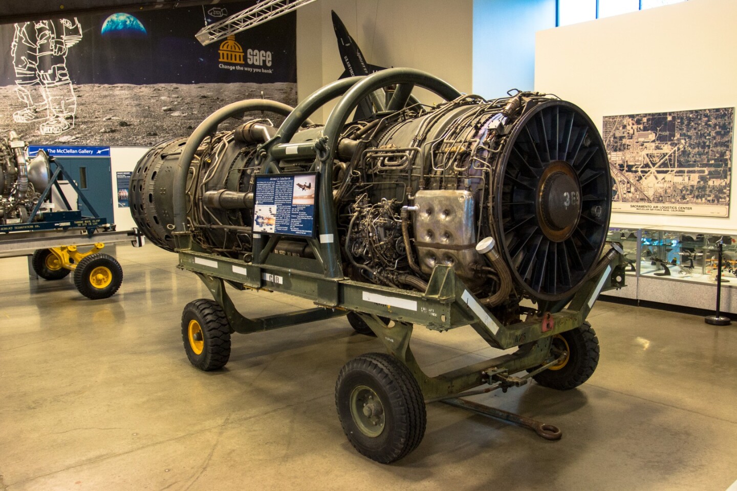 The power unit behind the most extreme aircraft ever built (the SR-71 Blackbird), this J58 Turbo/Ram Jet was designed by Pratt & Whitney back in 1956 to become the world's first jet engine designed to operate at Mach 3 and beyond. Its extraordinary sustained power capabilities at extreme altitudes up to 80,000 feet make it one of the great engineering achievements of its time